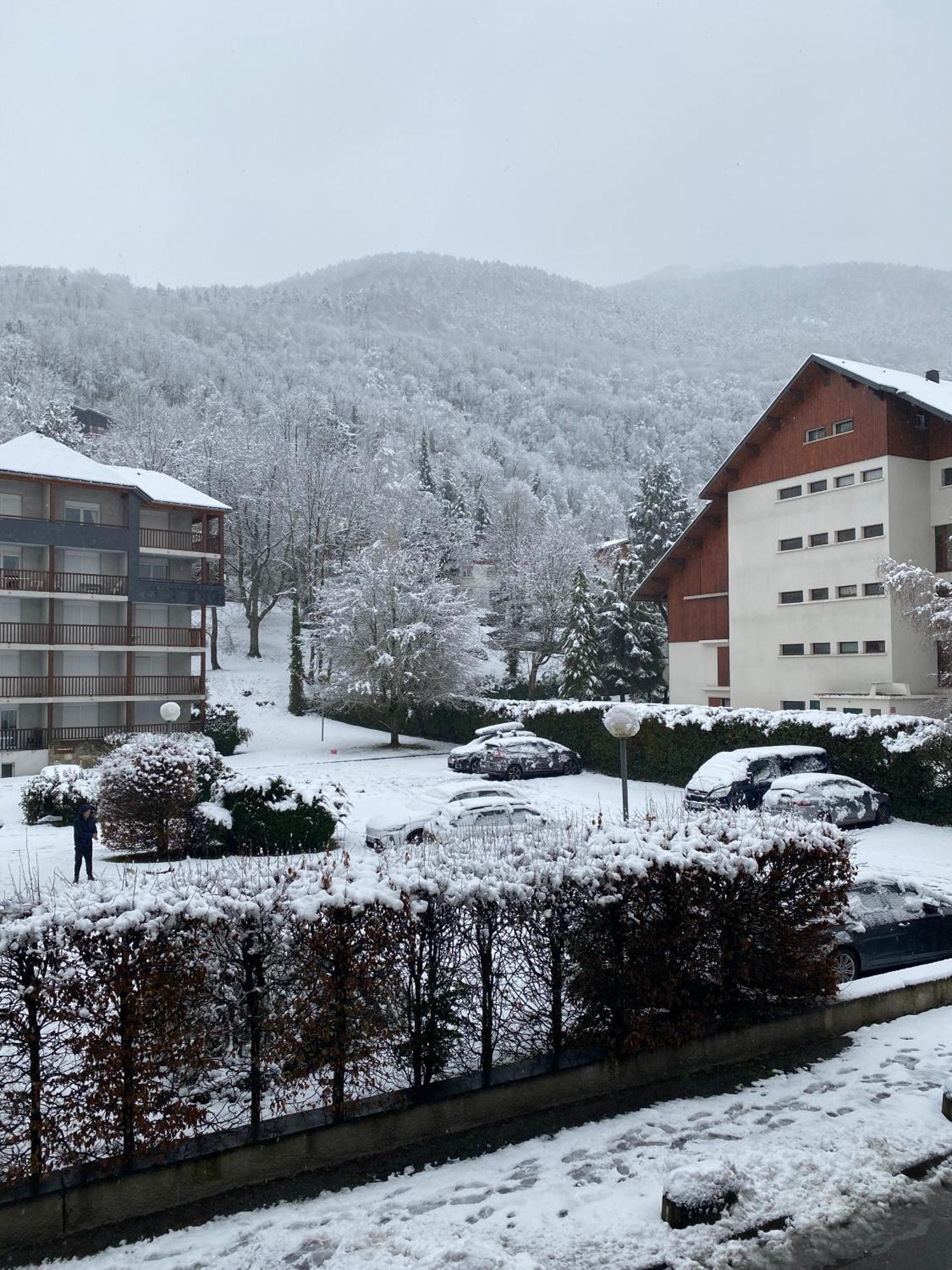 Appartement T2+Coin Nuit 6 Pers Residence De Cami Real Au Centre Du Village De Saint Lary Soulan Avec Piscine Interieure+ Sauna Et Hammam المظهر الخارجي الصورة