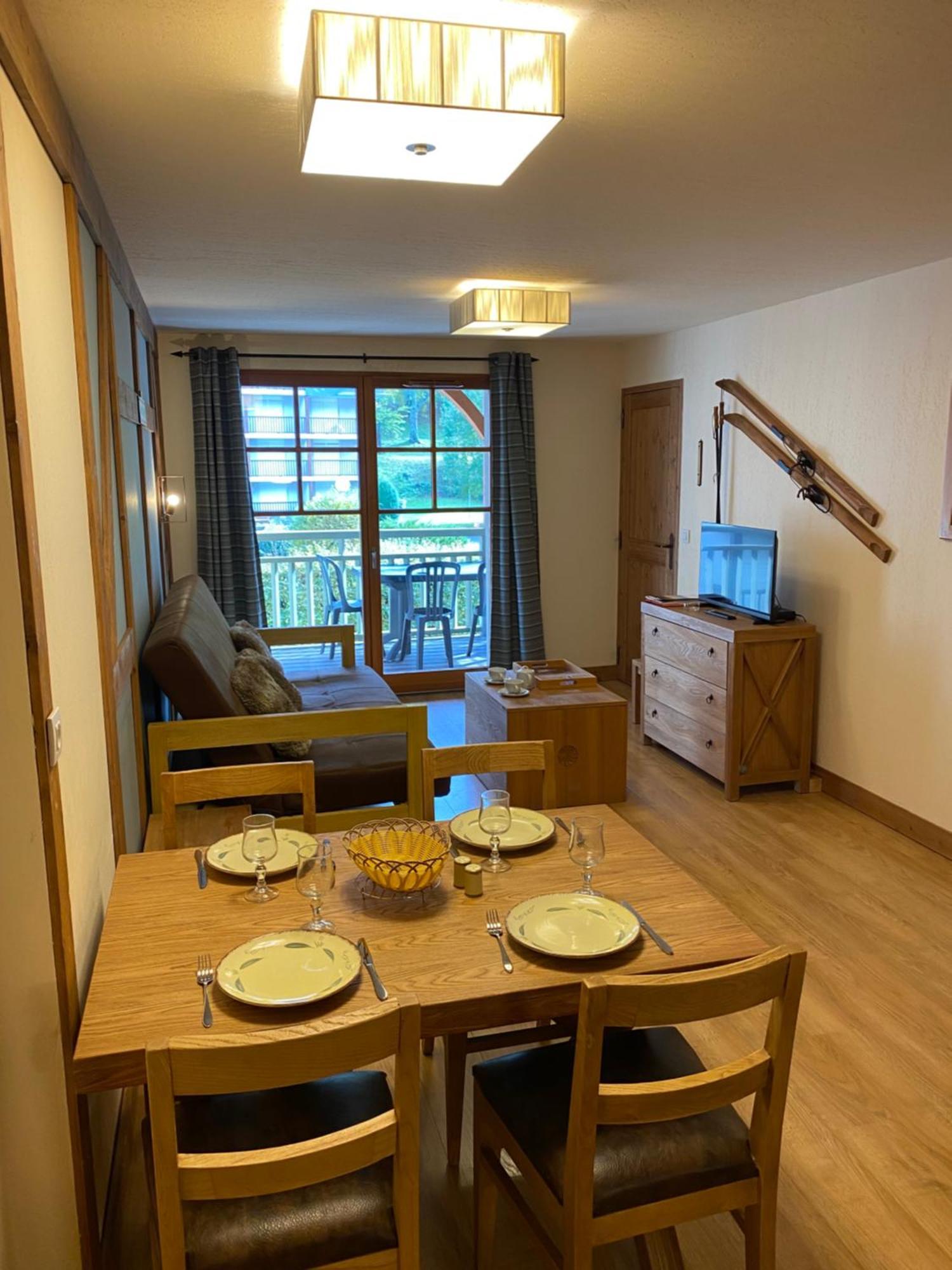Appartement T2+Coin Nuit 6 Pers Residence De Cami Real Au Centre Du Village De Saint Lary Soulan Avec Piscine Interieure+ Sauna Et Hammam المظهر الخارجي الصورة