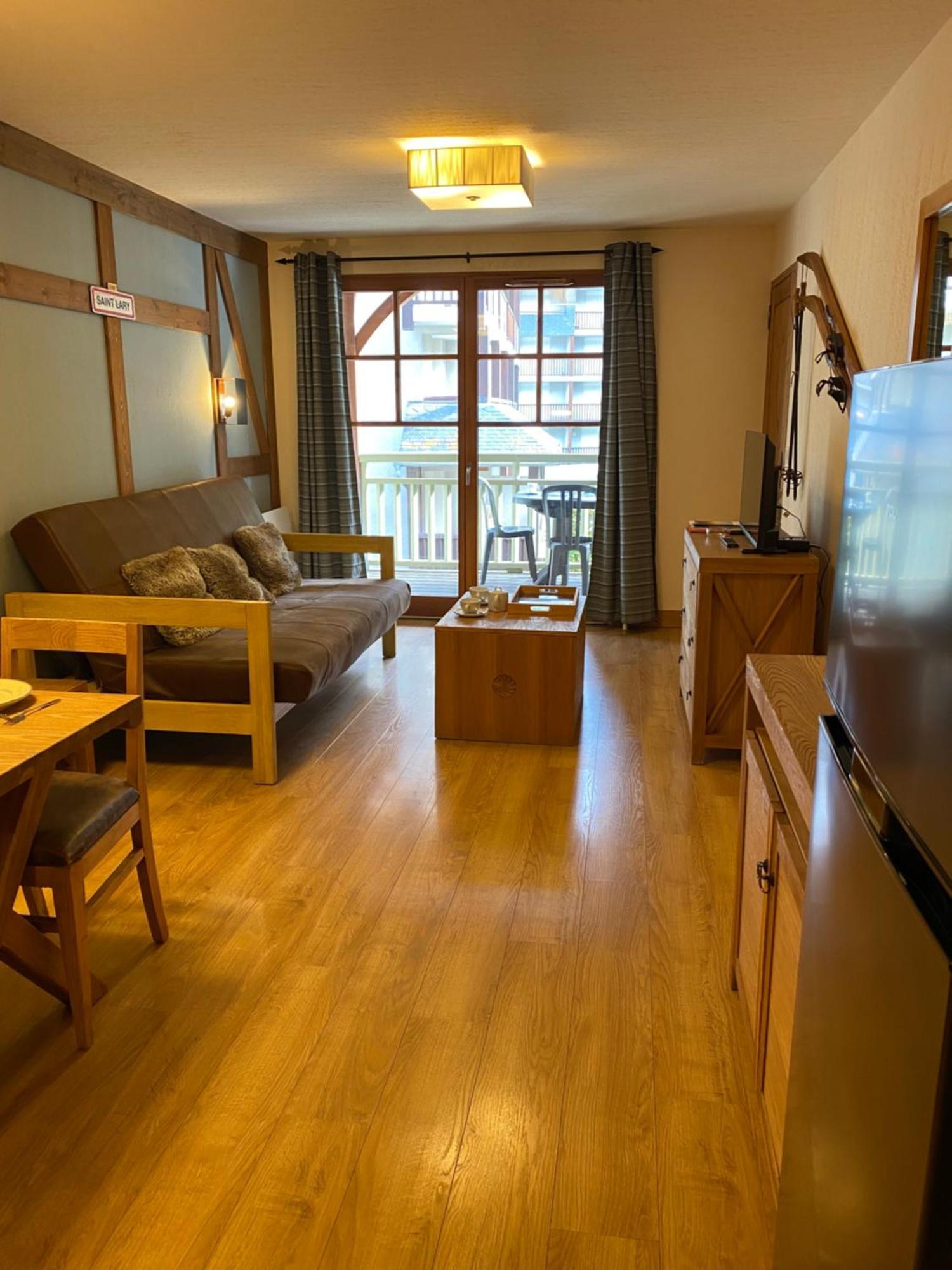 Appartement T2+Coin Nuit 6 Pers Residence De Cami Real Au Centre Du Village De Saint Lary Soulan Avec Piscine Interieure+ Sauna Et Hammam المظهر الخارجي الصورة